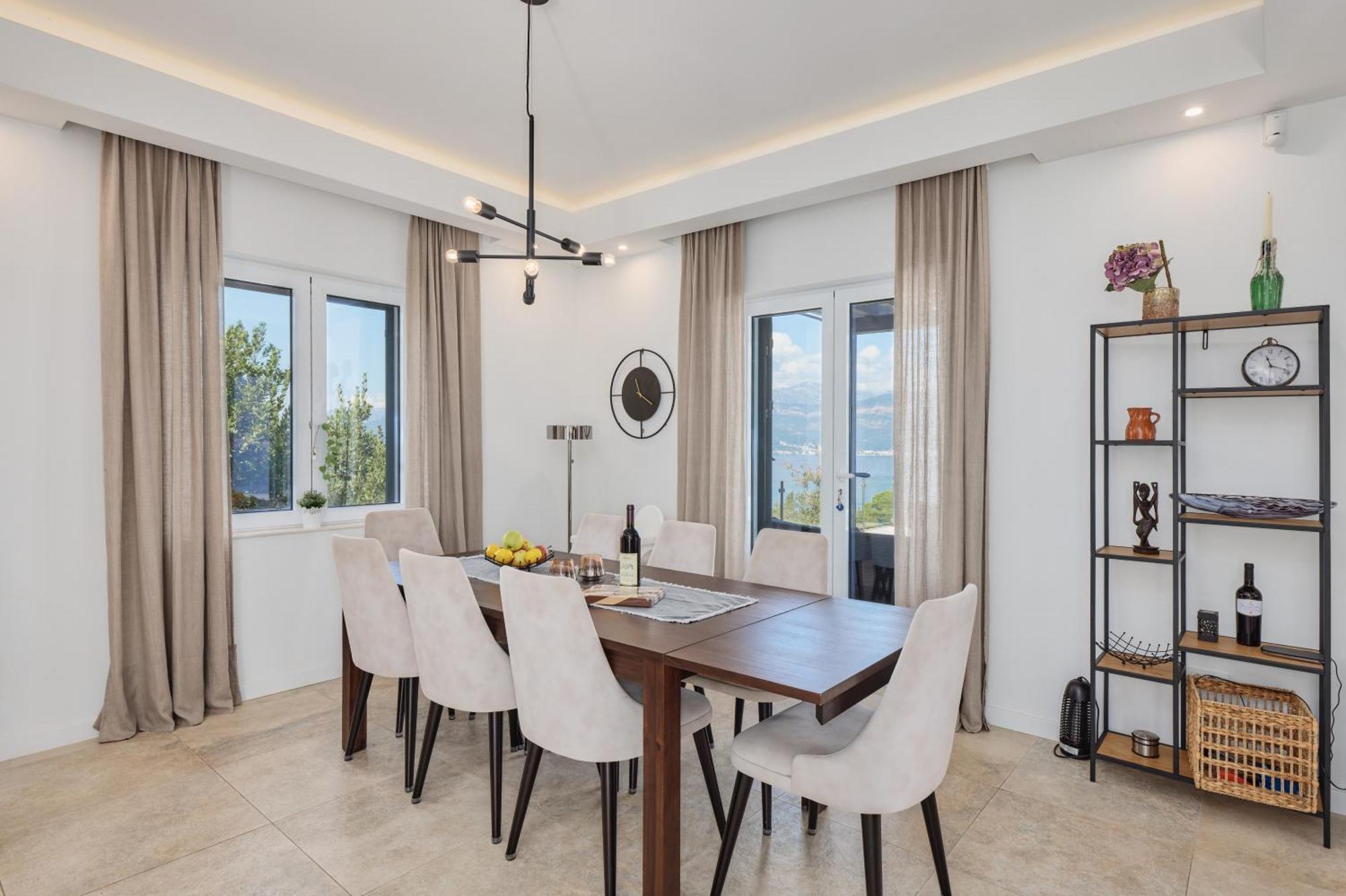 Villa Vista Azzurra Tivat Eksteriør billede